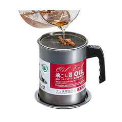 Stainless Steel Oil Filter Pot Frying Storage