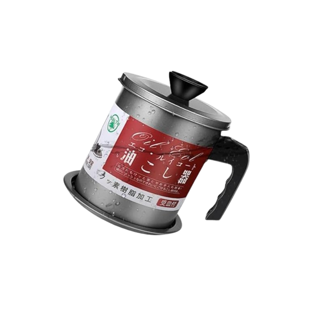 Stainless Steel Oil Filter Pot Frying Storage